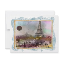 La Tour Eiffel Personalized Announcements