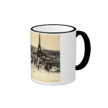 La Tour Eiffel, Paris France c1910 Vintage Coffee Mug