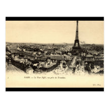 La Tour Eiffel, Paris France c1910 Vintage Postcard