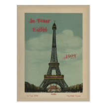 La Tour Eiffel Postcard