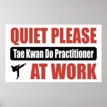La tranquillité svp Tae Kwan font le praticien au  Affiche