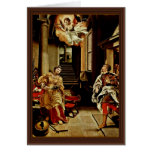 La valériane de St Cecilia et de St par Orsi Lelio Carte De Vœux