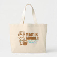La viande est meurtre sac