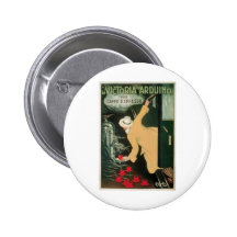 La Victoria Arduino Vintage Coffee Drink Ad Art Button