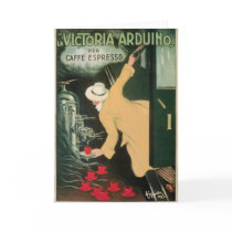 La Victoria Arduino Vintage Coffee Drink Ad Art Cards