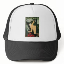 La Victoria Arduino Vintage Coffee Drink Ad Art Mesh Hat