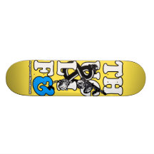 La vie de voyou skateboards personnalisés