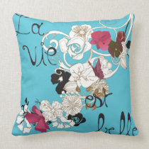 La vie est belle American MoJo Pillow pillows