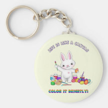 La vie est comme une toile Keychain Porte-clef
