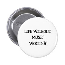 La vie sans musique badges