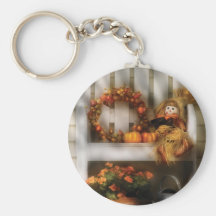 La vie toujours - symboles d'automne porte-clef