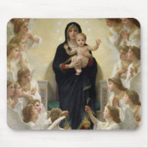 La Vierge avec Angels, 1900 Tapis De Souris