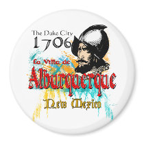 La Villa de Alburquerque Fridge Magnets