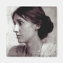 La Virginie Woolf, 1902 Aimant Pour Réfrigérateur