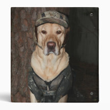 Lab in Camouflage Binder