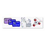 LAB RAT PERIODIC TABLE BUMPER STICKE bumper stickers