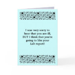 Lab Report Get Well Card