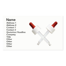Lab research business card