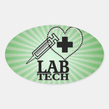 LAB TECH HEART. SYRINGE LOGO MEDICAL LABORATORY SC STICKERS