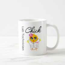 Lab Technician Chick Coffee Mugs