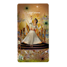 Label Stickers Fantasy Dancer