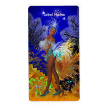 Label Stickers Fantasy Fairy