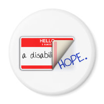 Labelled Disabled Magnet