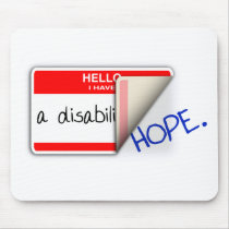 Labelled Disabled Mousepad