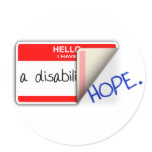 Labelled Disabled Sticker