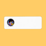 labels abstract end of the world ball labels