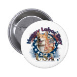 Labour Day - Flag Waving - Corgi - Owen Button