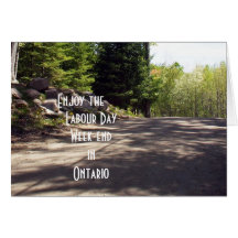 Labour Day in Ontario Greeting Card