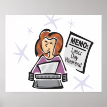 Labour Day Memo Poster