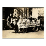 Labour Day Parade New York 1909 Float Suffrage postcards