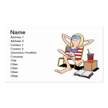 Labour Day Relaxation Business Card Template