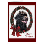 Labradoodle Christmas Gifts Greeting Cards