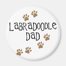 Labradoodle Dad Refrigerator Magnet