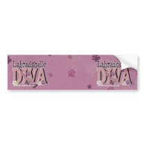 LabraDoodle DIVA Bumper Stickers