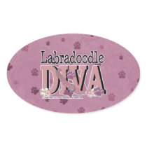LabraDoodle DIVA Sticker