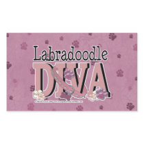 LabraDoodle DIVA Rectangular Sticker