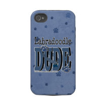 LabraDoodle DUDE Tough Iphone 4 Cases