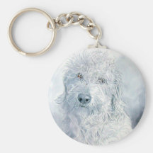 Labradoodle Ginger Keychain