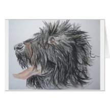 Labradoodle Greeting Card