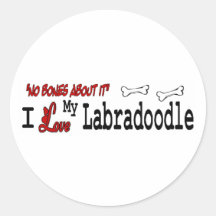 Labradoodle (I Love) Sticker