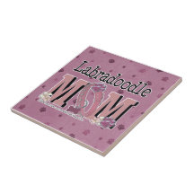 LabraDoodle MOM Ceramic Tiles