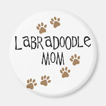 Labradoodle Mom Fridge Magnet