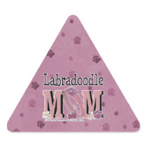 LabraDoodle MOM Triangle Sticker