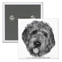 Labradoodle Pin
