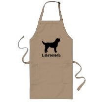 Labradoodle w/ Cool Text (in black) Apron