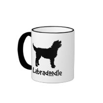 Labradoodle w/ Cool Text Coffee Mug